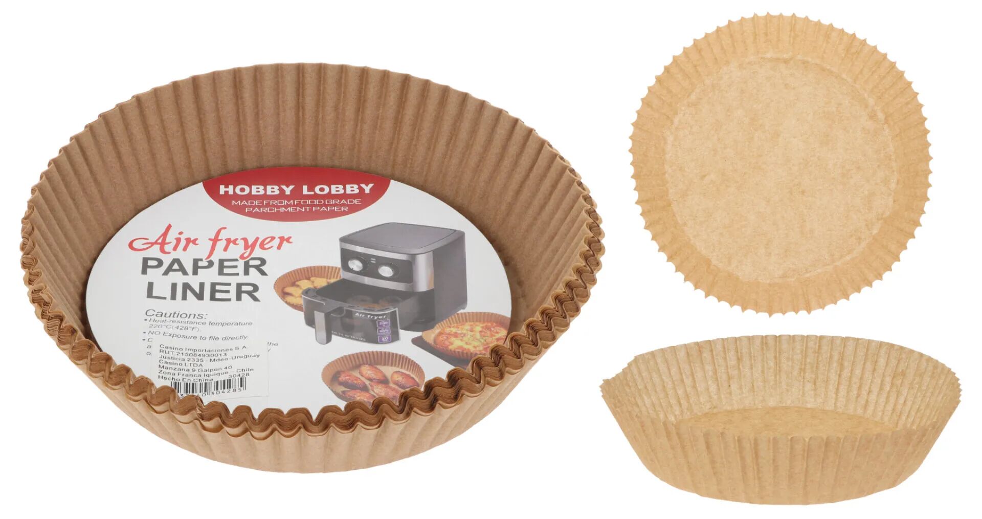 PAPEL MOLDE ANTI ADHERENTE AIR FRYER