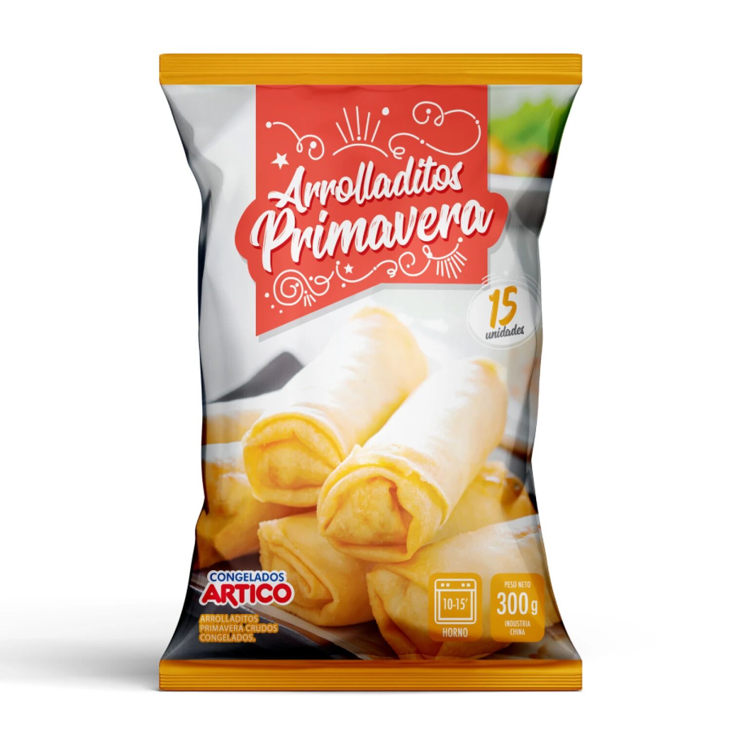 Arrolladito Primavera Ártico 15 unidades 300 g