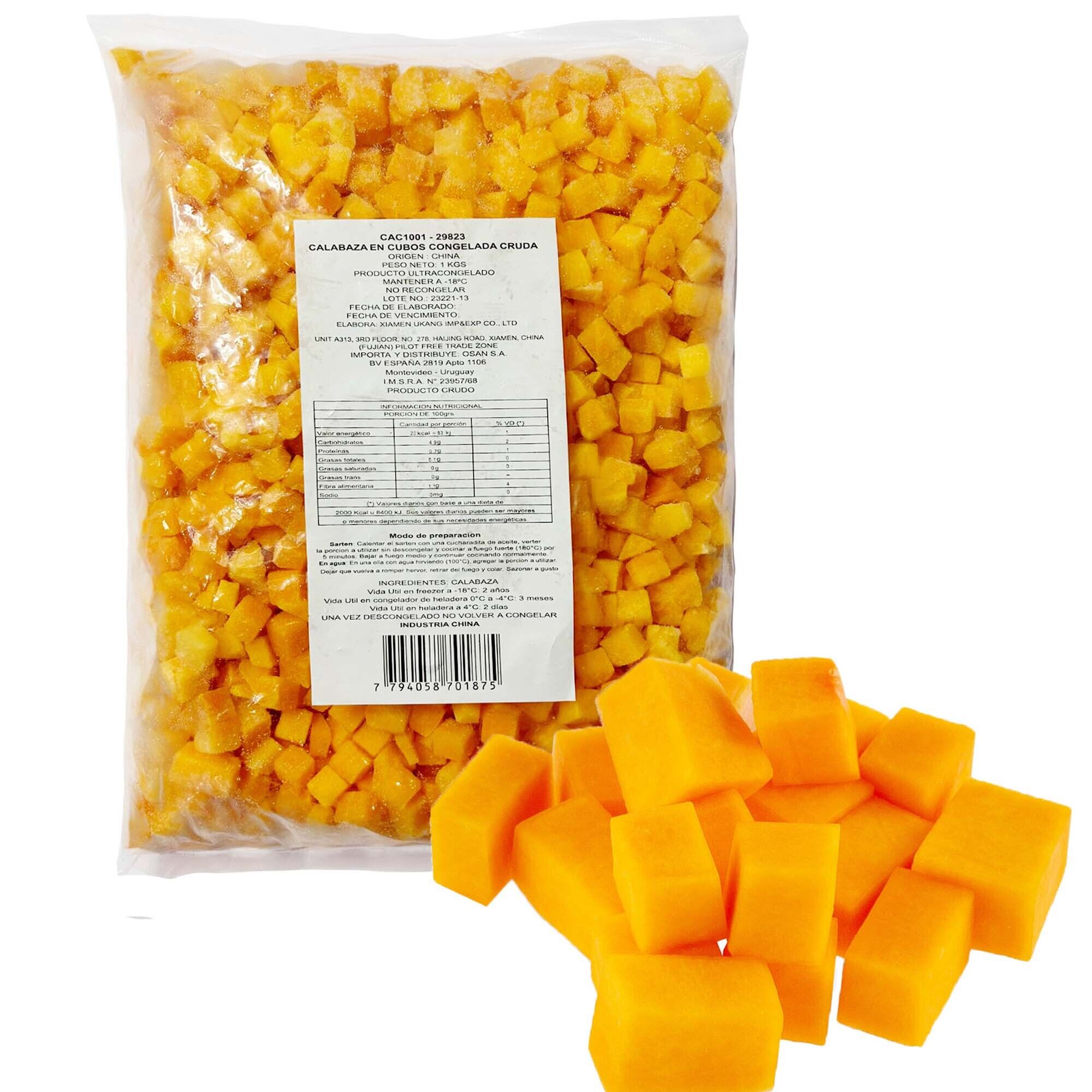Calabacín en cubos Flanders 2,5 kg