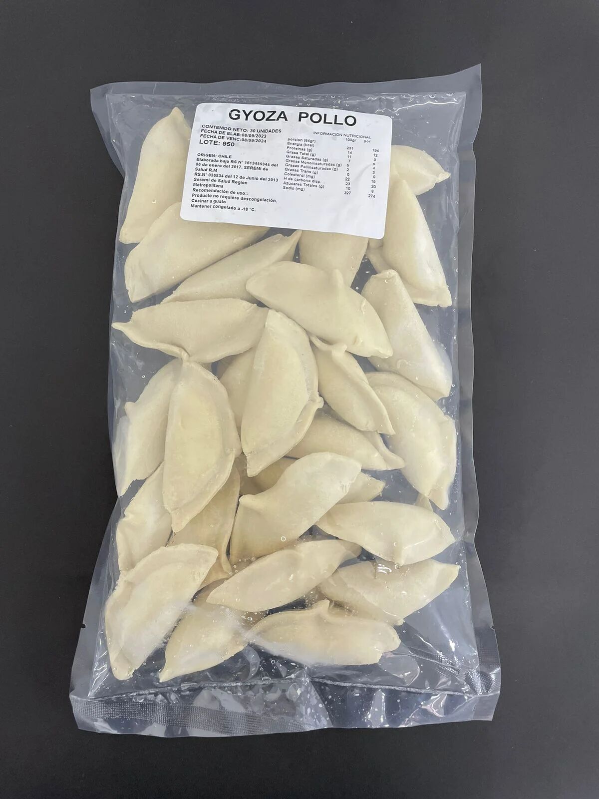 Gyozas (empanadas chinas) 1 kg