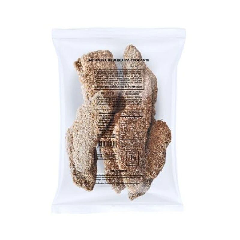 Milanesa de Merluza Crocante con Finas Hierbas con sal 1 kg