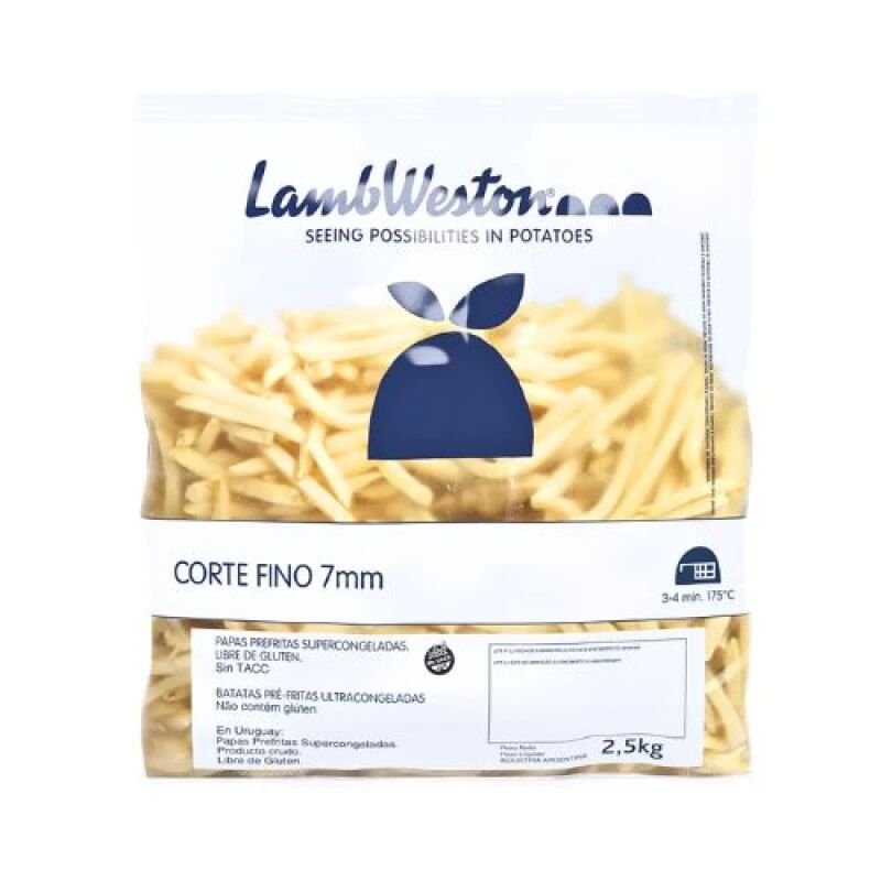 Papas fritas corte fino Lamb Weston 2,25 kg