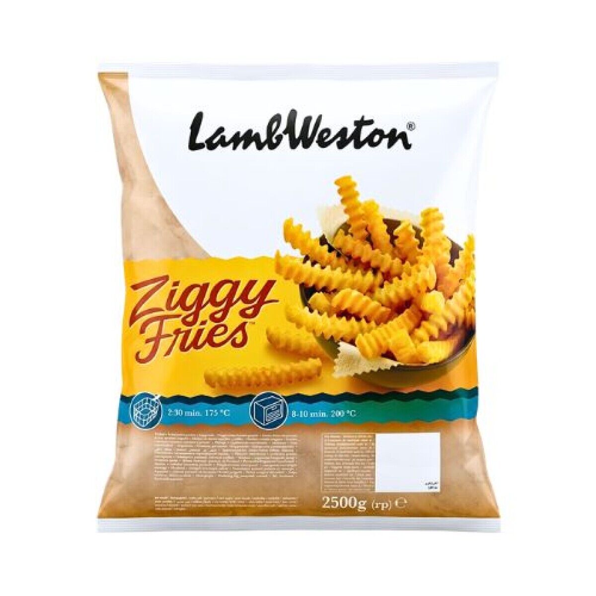 Papas onduladas Lamb Weston 2,5 kg